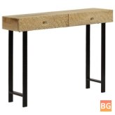 102x30x79 Cm Solid Mango Wood Wall Table
