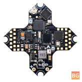 JHEMCU GSF405A-BMI F4 AIO Flight Controller with 4in1 ESC and ELRS 2.4G Receiver for FPV Racing Drones