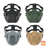 Breathable Tactical Half Face Mask with Elastic Bandage