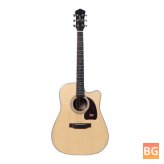Morgan N1-DC / N1-GC A-class Sitika Plywood Acoustic Guitar for Beginner Novice Guitarists