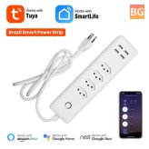 WiFi Smart Power Strip with 4 Outlets, 4usb Ports, 1.4m Extension Cord, Voice Works with Alexa Google Home