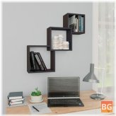 3 Cube Floating Shelves for Displaying Books, Awards, Collectables, Ornaments in Bedroom