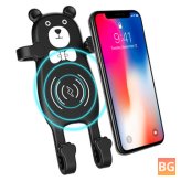 Car Charger Holder for iPhone XS - Silicon Gel Mount