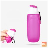 Outdoor Water Bottle Cup Camping Hiking Travel Folding Cup