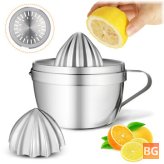 Stainless Steel Lemon Squeezer with Measuring Cup