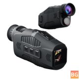 HD Monocular Night Vision Telescope with 5x Zoom for Day and Night Use up to 300m
