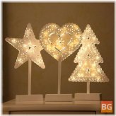 Home Decorations - Battery Powered Star Christmas Tree Lamp