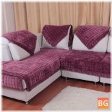 Honana SC-587 European Flannel Sofa Cover - Modern and Casual