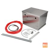 Aluminum Battery Tray Box relocation kit - Polished Billet Race