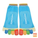 Yoga Socks with 5 Fingers - Multicolor
