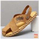 Soft casual sandals with two ways light weight