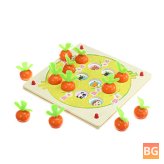 Memory Chess Board Game for Kids - Wooden Pull Out