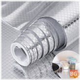 Aluminum Foil Wallpaper - Waterproof and Moistureproof - Self-Adhesive
