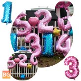 Balloon - Heart - Number - Pattern - Wedding - Valentine - Party - Decoration