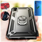 Redmi 9A Hard PC Case with Finger Ring Holder and Stand
