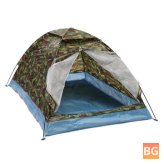 Camping Tent with Water and Sunscreen Feature