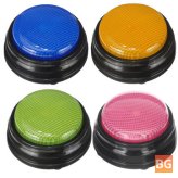 Talking Button Game Answer Buzzer Alarm Button with Luminous Voice Box and Luminous Sound Squeeze Box