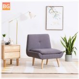 Light Gray Fabric Armchair