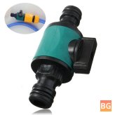 1/2'' Tapped Connector Pipe Compatible Garden Hose Adapter - 2 Way