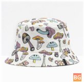 Unisex Mushroom Pattern Bucket Hat