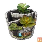 Desktop Flower Pot for Succulent Plants