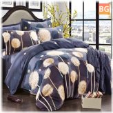 Thin Bedding Sets with Printed Dandelions