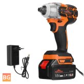 Topshak TS-PW1 Brushless Impact Wrench - Working Light - Rechargeable Woodworking Maintenance Tool - W/ Battery