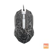 2000DPI 6 Buttons Wired Gaming Mouse with LED Backlight and USB