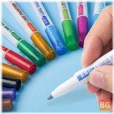 8/12 Colors Art Marker Set - Creative Pens with Outline - Mixed Colors