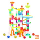 Kids birthday gift - 105 colorful plastic Run coaster - creative and fun