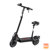 LAOTIE ES10P Scooter with 28.8Ah 21700 Battery, 10 Inches Folding Electric Scooter with Seat, 100km Mileage, Max Load of 120Kg