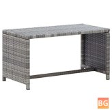 Table with Rattan Top and Legs