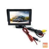 4.3" LCD Car Monitor with Sun Visor for Rear View Display