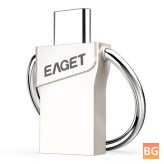 EAGET Flash Drive - Type-C and USB 3.0