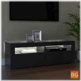 TV Cabinet with LED Lights - Gray 47.2"x13.8"x15.7