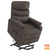 Recliner in Taupe Fabric