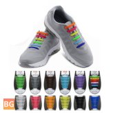HONAN No-Tie Shoelaces in Multicolor