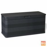 Garden Storage Box - Black 46.1