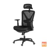 BlitzWolf® BW-HOC6 Office Chair - Mesh Midday Rest Chair with Hidden Retractable Footrest & Lumbar Support Breathable Mesh