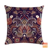 Creative Printed Linen Cotton Cushion Cover for Home Sofa
