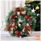 Wreath Home Decor - Gangzhilian Christmas Wreath