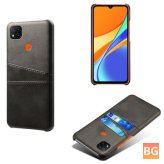 Xiaomi Redmi 9C Case - Luxury PU Leather with Multi-Slot Bumper Shockproof Protective Cover