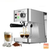 HiBREW H10 Coffee Maker - 20 Bar Espresso Machine - Inox Case