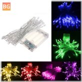4M 40 LED Battery Powered String Fairy Lights Christmas Decorations Clearance Christmas Lights