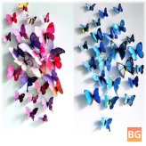 3D Butterfly Wall Sticker - Home Decor Art Applique Decor Sticker