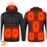 Winter Warm Hooded Jacket with 8 Heating Zones