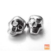 KC-ICW10 Food Grade Stainless Steel Wine Cooling Cube 2 Skulls