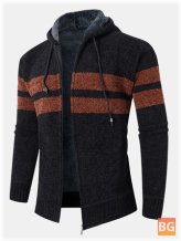 Zipper Hooded Sweater - Mens