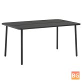 Garden Table - Dark Grey 59.1