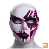 Halloween Mask LED luminous party masks with light up features